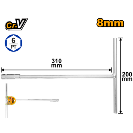 Ключ торцевой INGCO HTSW0808 8 мм