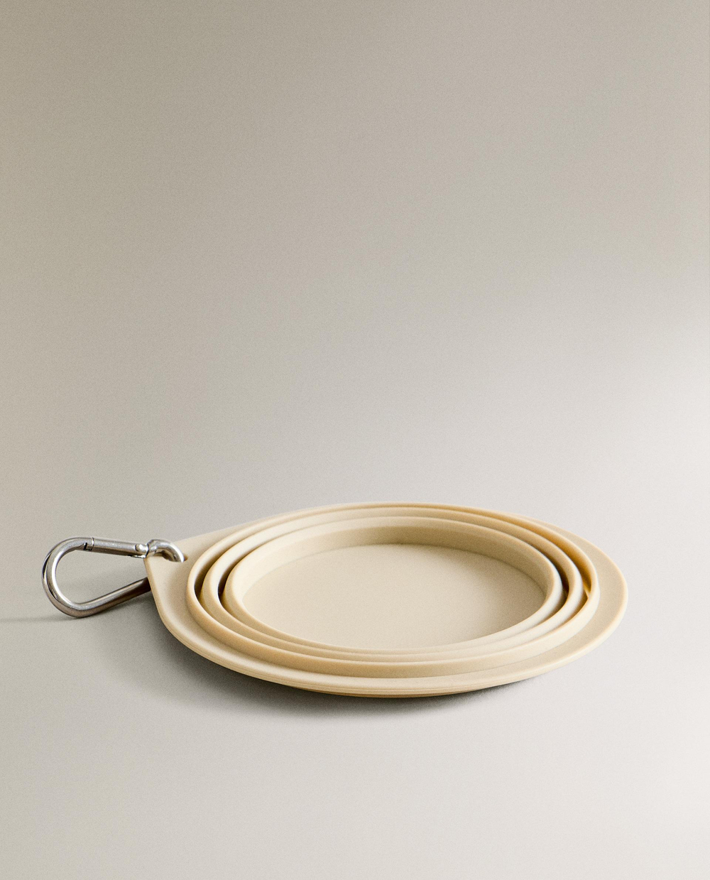 Zara Home миска из силикона, цвет бежевый, 16 см