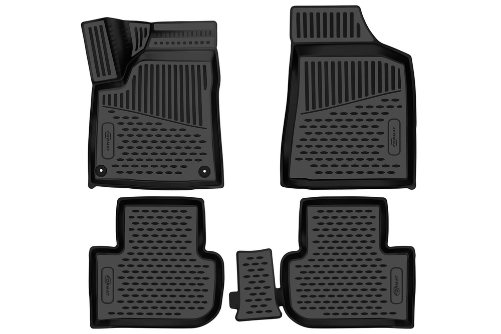 Коврики в салон для FAW Bestune T77 2021-, 4шт. (Повышенная устойчивость, повышенная износостойкость) FORMAT.3DAN0290210K