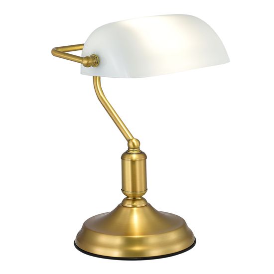 SL6620.304.01 Прикроватная лампа ST-Luce латунь/белый E27 1*40W VICE