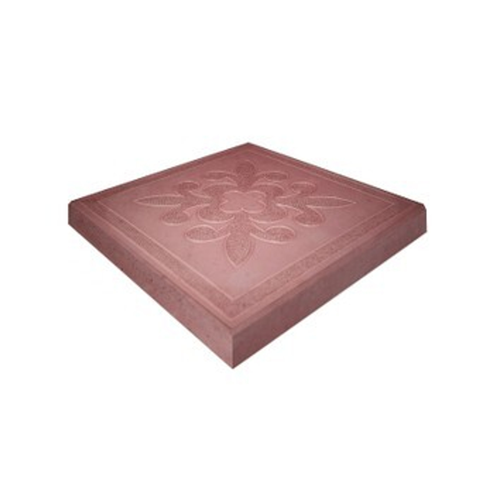 Плитка тротуарная Краковская красная 300x300х30 мм