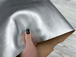 Paradigma Laminato Silver (1,8-2,0 мм), цв. Серебро, натуральная кожа