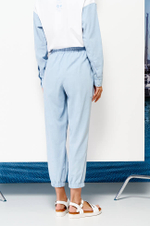 3905 Брюки женские (голубой)