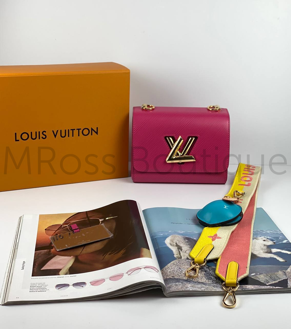 Малиновая сумка Twist Louis Vuitton Луи Виттон премиум класса