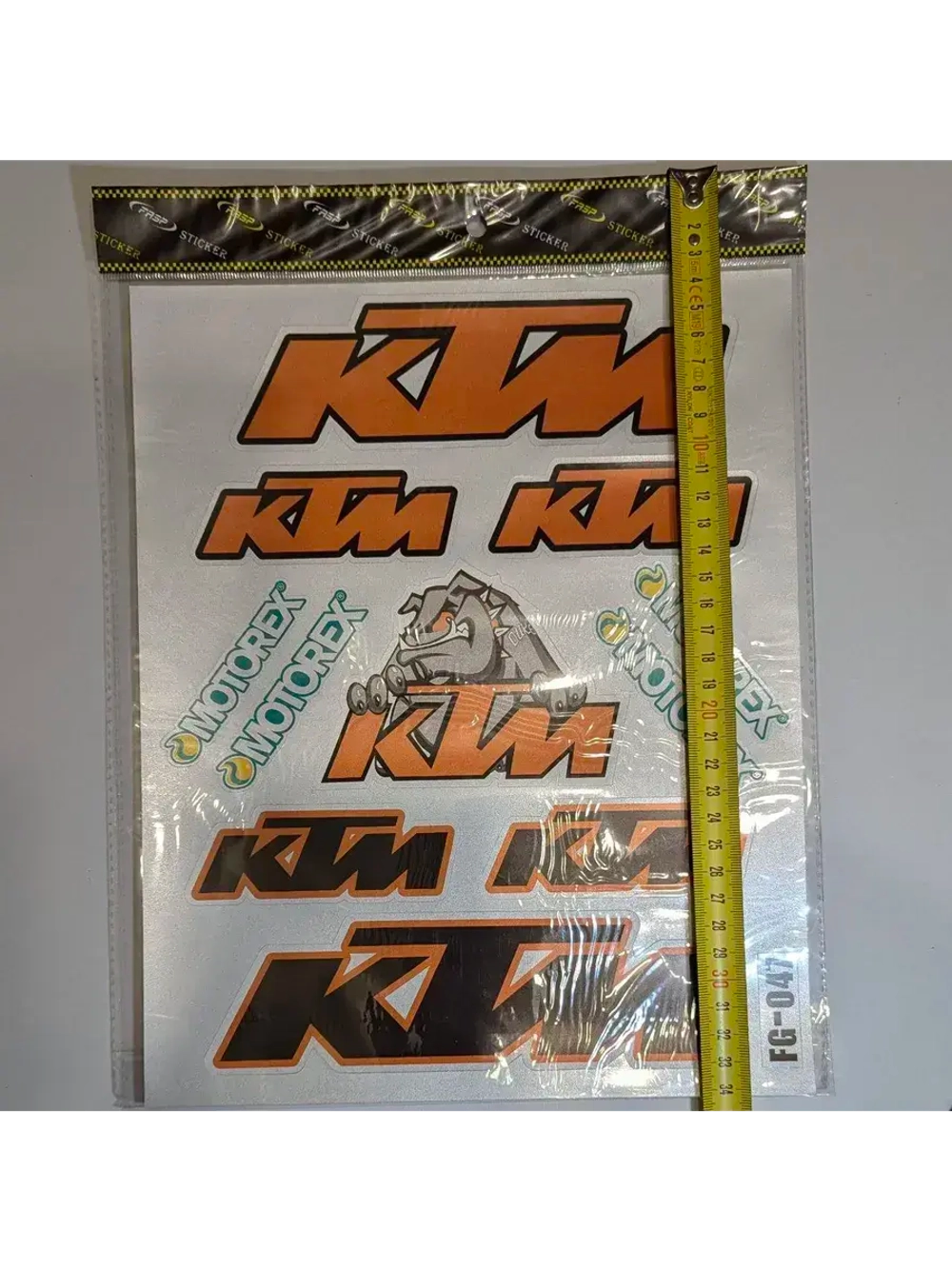 Лист наклеек для мото