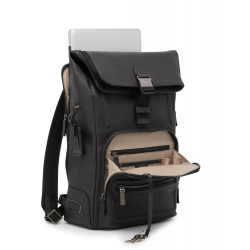 Рюкзак ролл-топ кожаный Osborn/ Espresso Brown Bombe