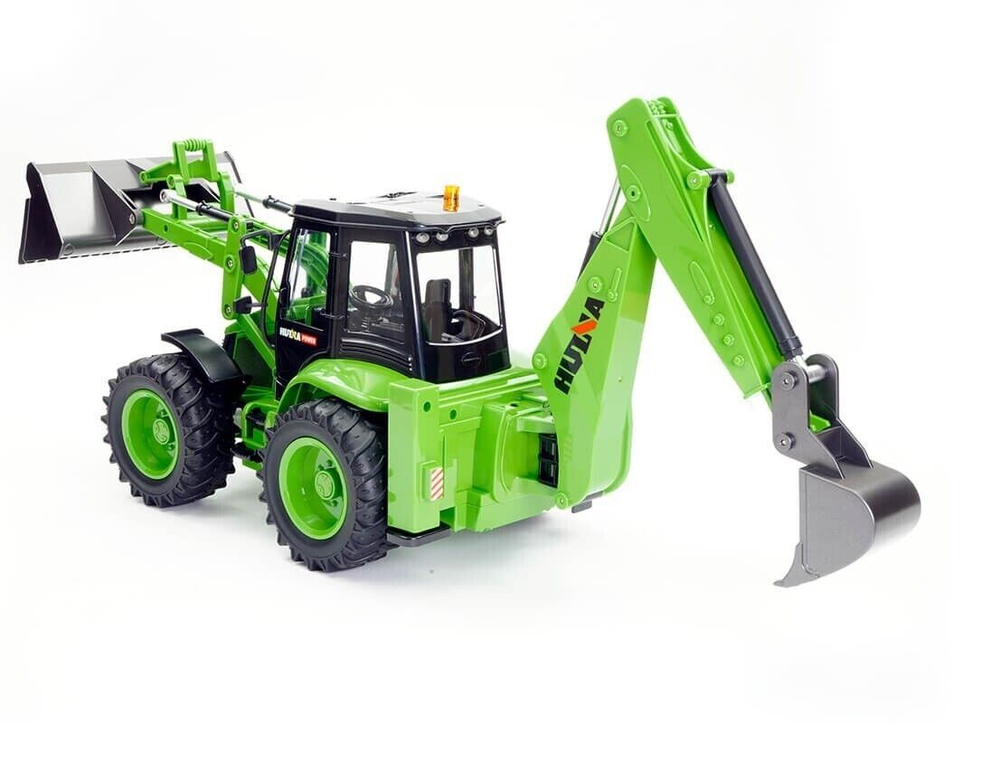 Радиоуправляемый двунаправленный экскаватор-погрузчик с дистанционным управлением 1:14 2.4Gh - HN1579