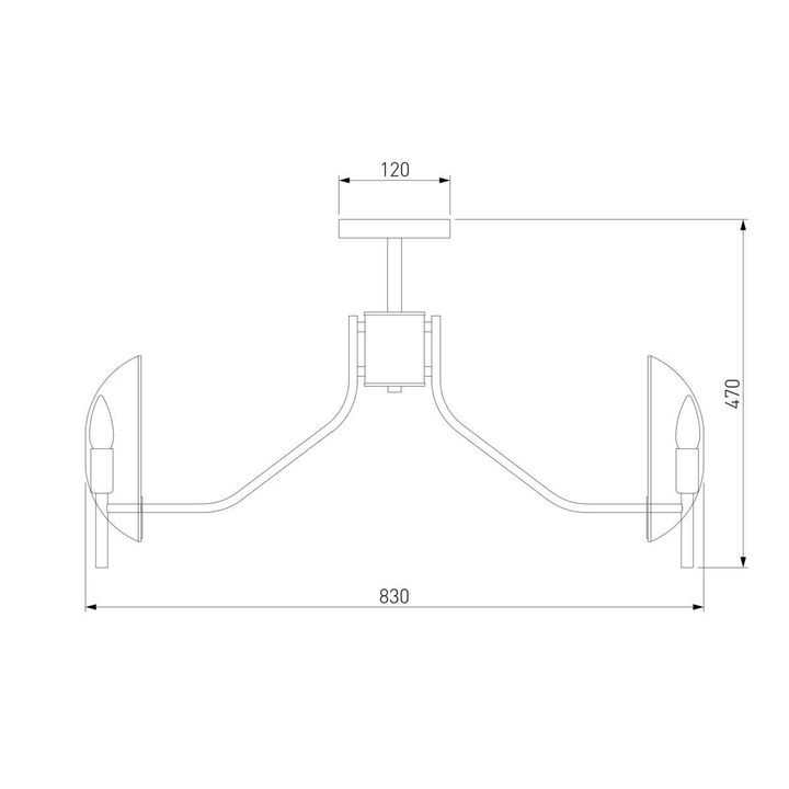 Потолочная люстра Eurosvet Rocco 60135/8 хром