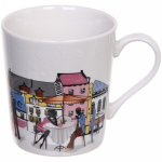 Кружка керамическая 420мл «Ночные города»