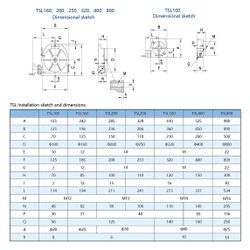 Поворотный стол горизонтально-вертикальный D200 TSL 200