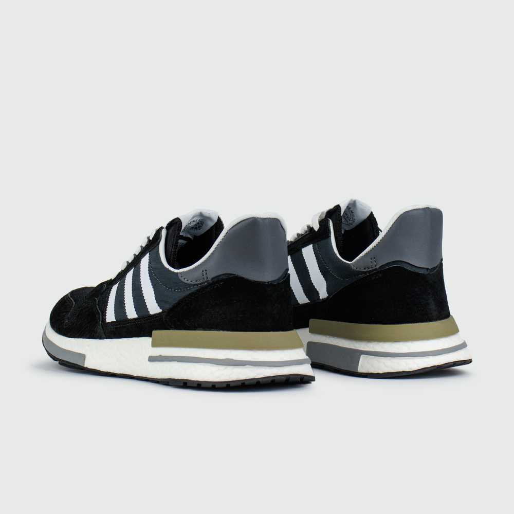 Кроссовки Adidas ZX 500 Boost Black / White Str