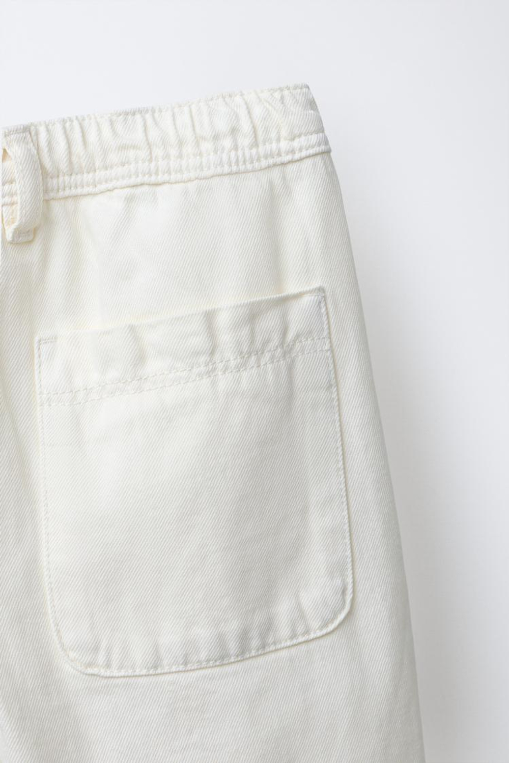 ZARA БРЮКИ С ПУГОВИЦАМИ, ЭКРЮ