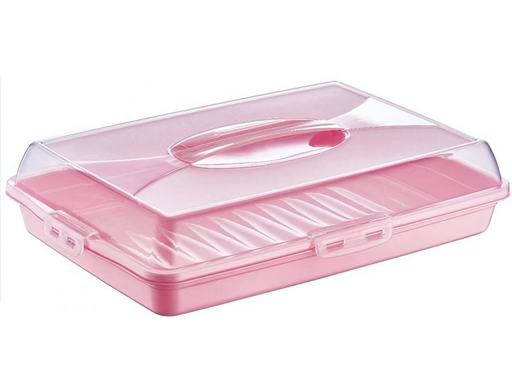 Тортница прямоугольная, цвет микс