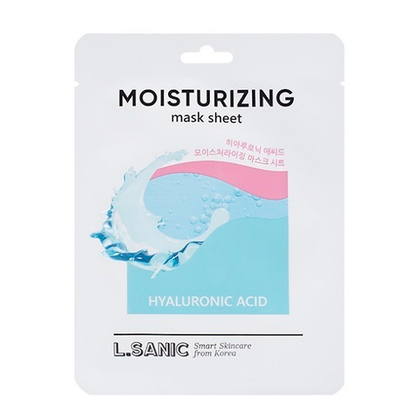 Увлажняющая тканевая маска с Гиалуроновой Кислотой L.Sanic Hyaluronic Acid Moisturizing Mask Sheet 5шт