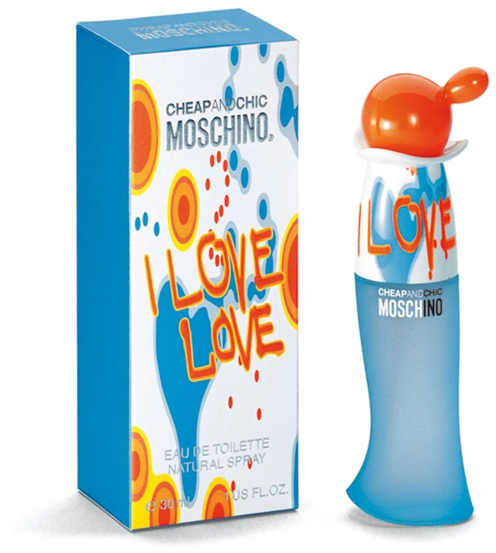 MOSCHINO туалетная вода Cheap&Chic I Love Love, 30 мл, 67 г
