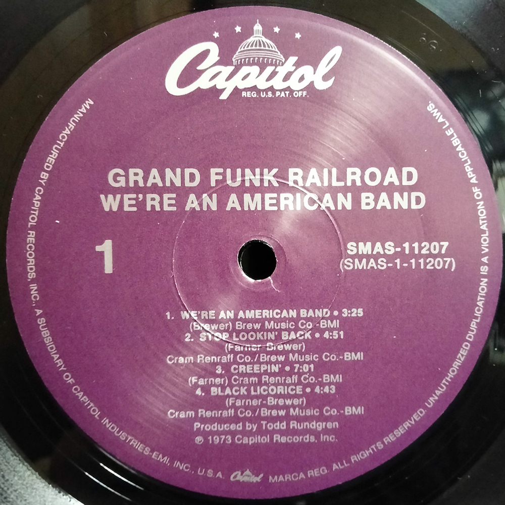 Grand Funk / We're An American Band (LP)