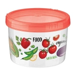 Банка с завинчивающейся крышкой 0,75л с декором (бесцветный)