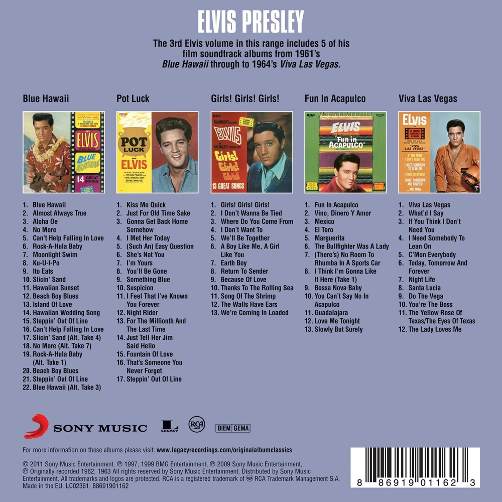 Elvis Presley / Original Album Classics — At The Movies (5CD)
