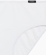 Женские трусы слипы классика Atlantic, набор 3 шт., хлопок, белые, Basic 3BLP-579