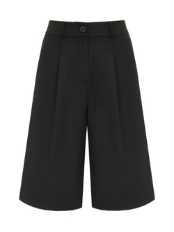 Бермуды из итальянской поливискозы черные