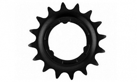 Звезда задн. Shimano, 16T(2.3мм), черн ASMGEAR16LP