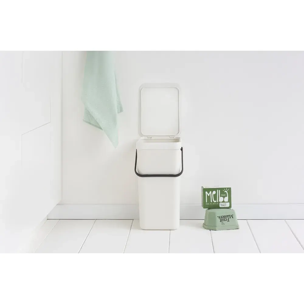 Brabantia Контейнер для мусора Sort & Go 16л белый