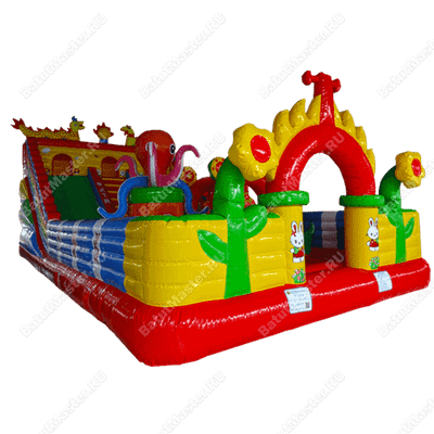 Коммерческий надувной батут "Осьминожье царство 2"