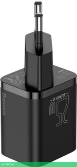 Сетевое зарядное устройство Baseus Super Si 25W EU Black (CCSP020101)