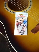 Стикер - Крейзи девушка с битой