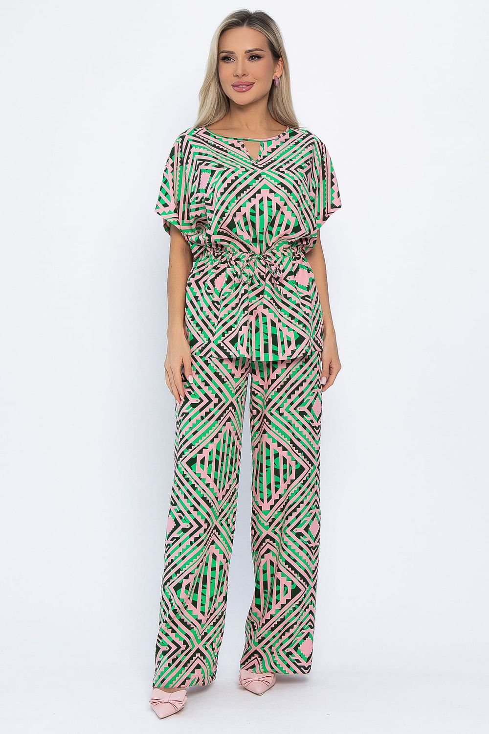 Костюм Аксиома успеха (зелено-розовый) К15337-5М LT Collection