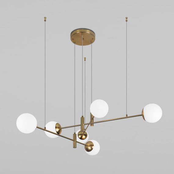 Подвесная люстра Eurosvet Planet 70146/6 латунь Smart