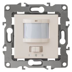 12-4103-02 ЭРА Датчик движения 2-проводной, 180-240В, 200Вт, IP20, Эра12, слоновая кость