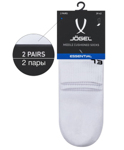 Носки средние ESSENTIAL Mid Cushioned Socks, белый