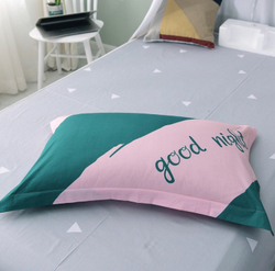 Постельное белье 1.5 Полуторка Сатин Детское Розовый с луной