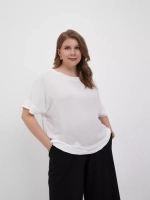 Блузка летняя из креп-шелка