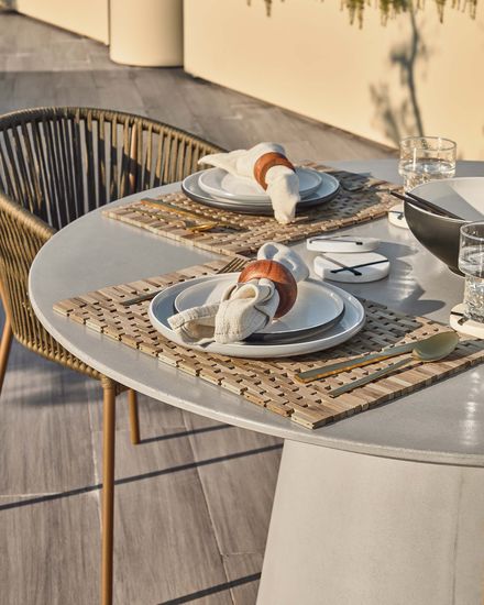 Стул Yanet из зеленой веревки Испания La Forma