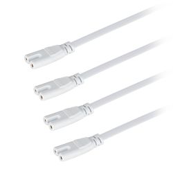 Разветвитель сетевой для линейных светильников ЭРА 4х IEC C7 2pin 2m для подключения 4 светильников | Аксессуары для фито светильников