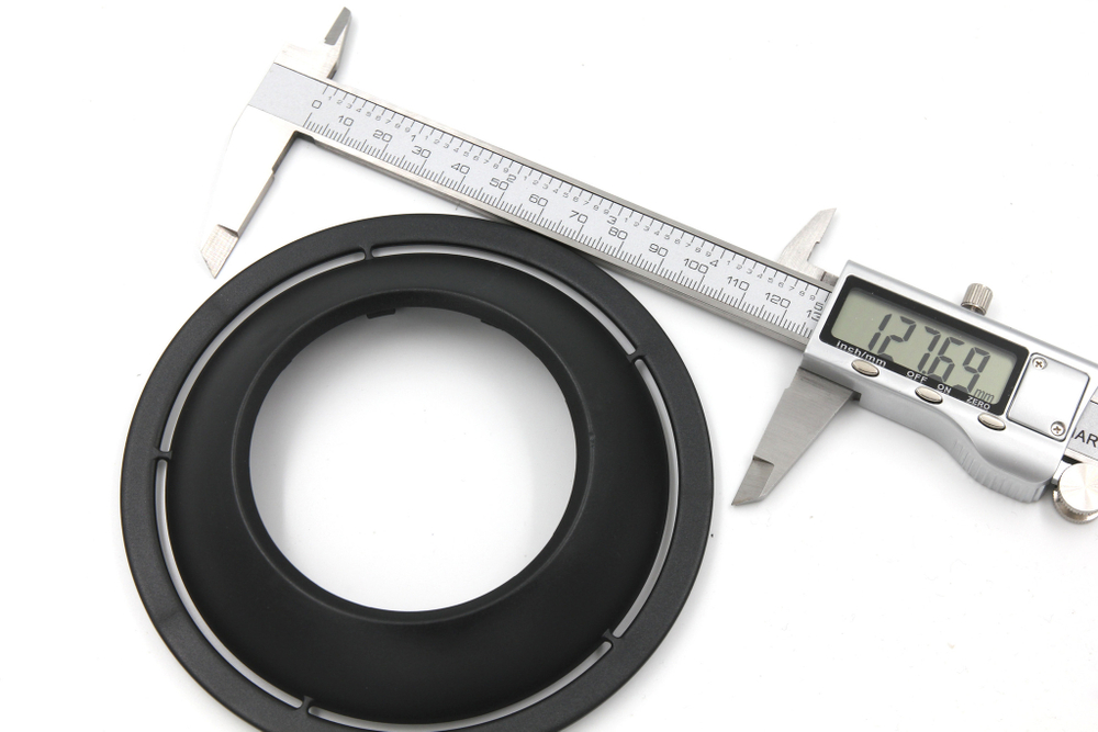 Бленда (маска) для линз №40 Plate Black (черная) 3.0 дюйма, 1шт