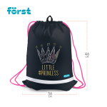 Мешок для обуви 1 отделение Först "Lovely", 360*460мм, вентиляционная сеточка, светоотражающая полоса