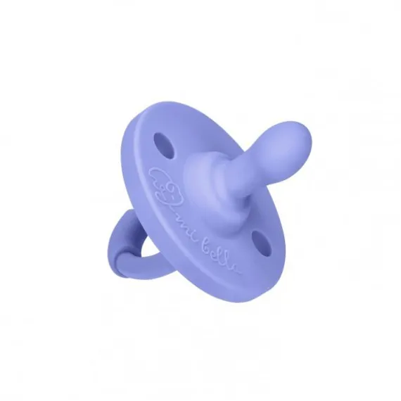 Пустышка Mibella Ортодонтическая силиконовая 0+ Фиолетовая