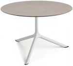 Столик ламинированный кофейный Scab Design Tripe Maxi, белый, тортора шпатель