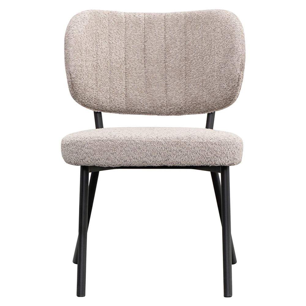 Стул Robbi, букле, серо-бежевый