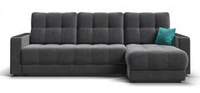 Угловой диван BOSS 2.0 Classic XL велюр Monolit серый