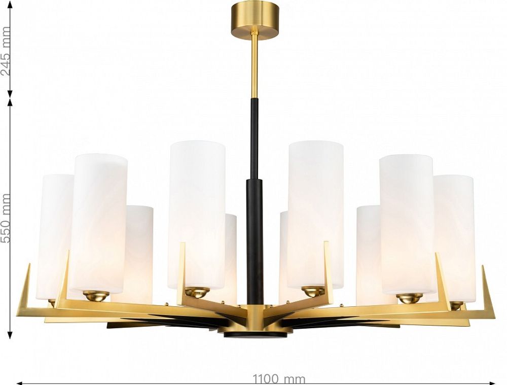 Люстра на штанге Favourite Maximo 2623-12P