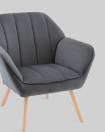 Кресло Руди серый