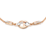 Браслет из комбинированного золота c натуральными топазами white Артикул: 05-0751-00-201-1111