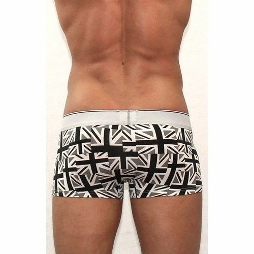 Мужские трусы боксеры с Британским Флагом черно-серые Diesel BLACK-GREY BRITISH FLAG BOXERS