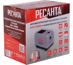 Автоматическая насосная станция АНС-5400И с инверторным двигателем Ресанта