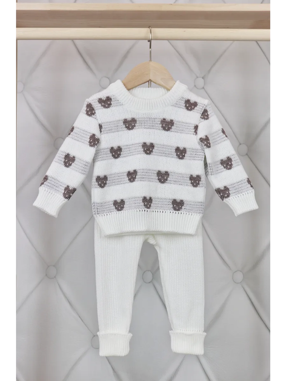 Костюм вязаный детский "Мишки"