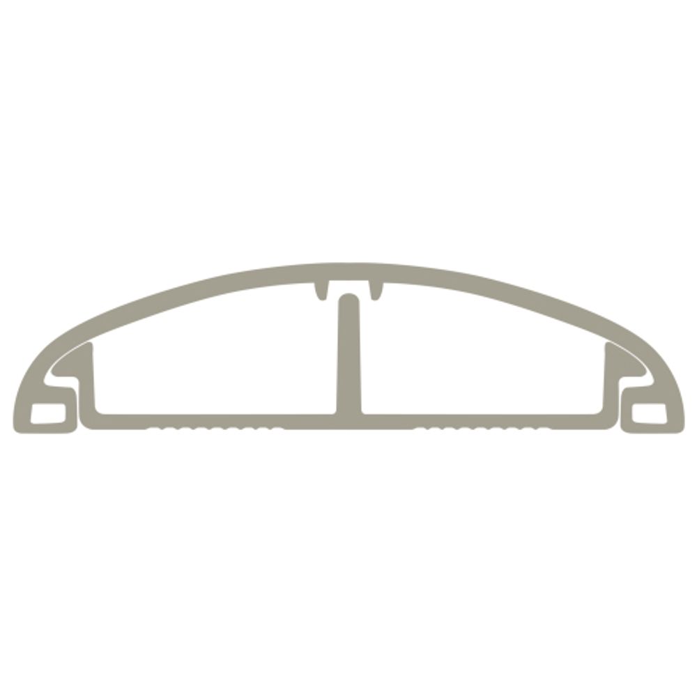 Кабель-канал ЭРА KK-50-12-FGС напольный серый бетон RAL 7023 50х12мм 48м | Кабель-канал напольный